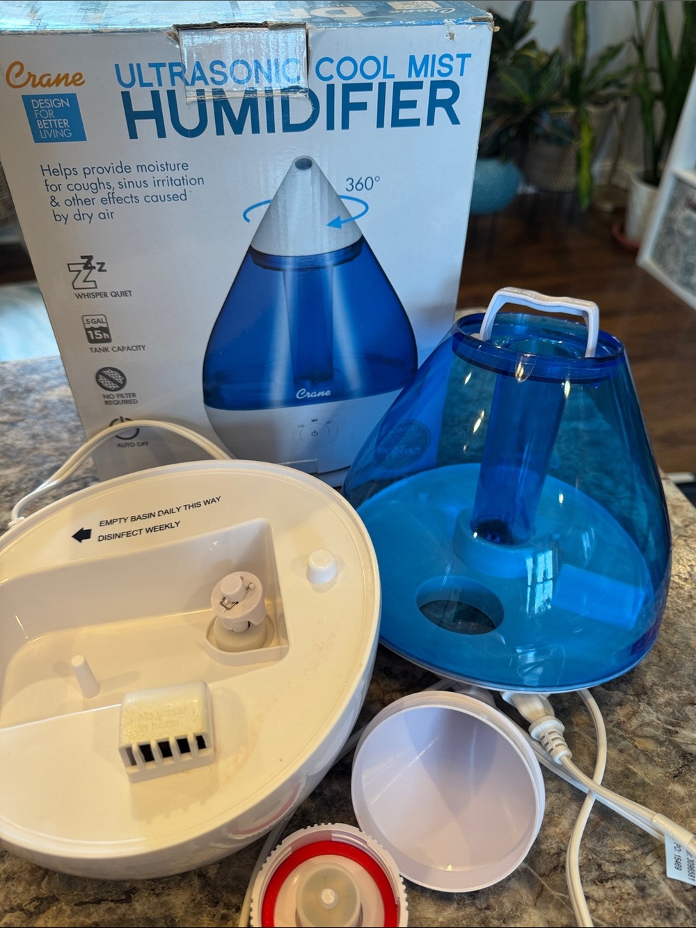 Crane Ultrasonic Cool Mist Humidifier